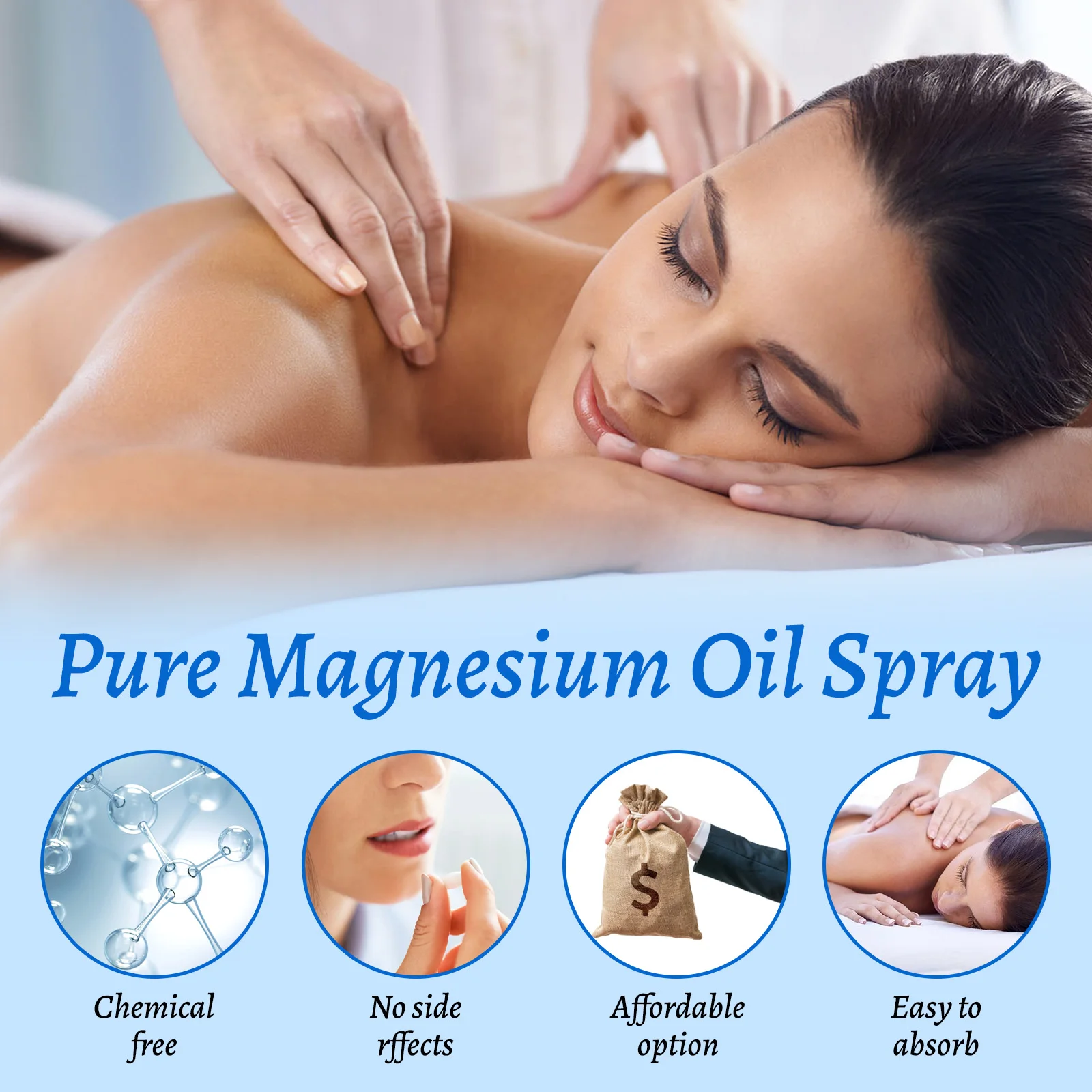 マグネシウムオイルスプレー 60ml 筋肉弛緩 睡眠改善 関 - Bath Salts Magnesium のレビューと価格