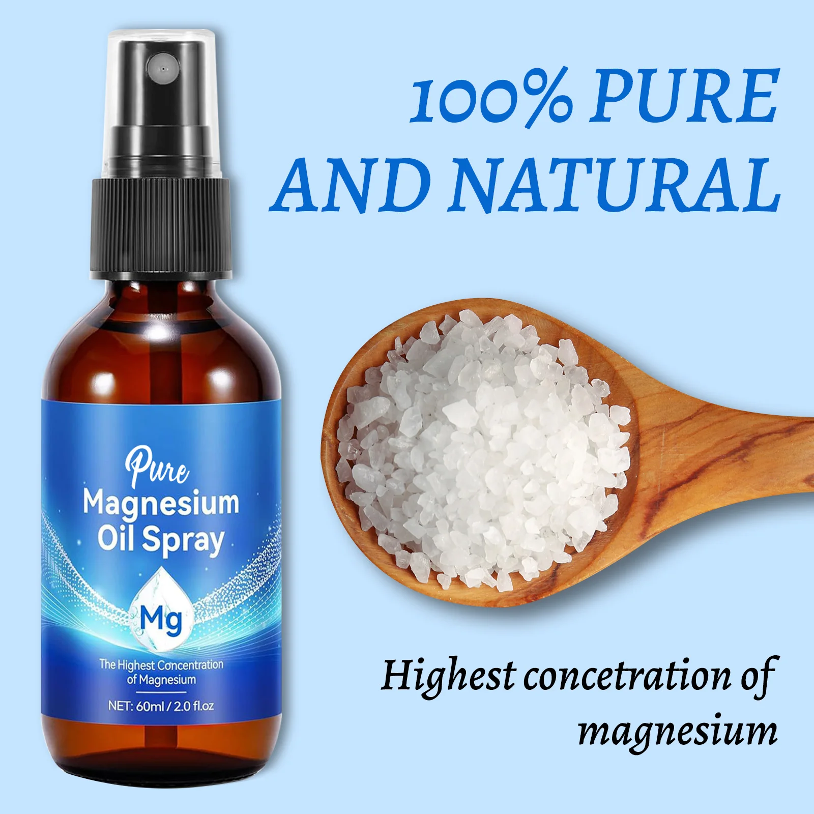マグネシウムオイルスプレー 60ml 筋肉弛緩 睡眠改善 関 - Bath Salts Magnesium のレビューと価格