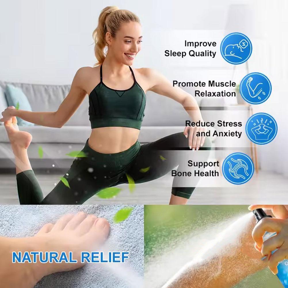 1/2PCS マグネシウムオイルスプレー 足と睡眠用、リリー - Bath Salts Magnesium のレビューと価格