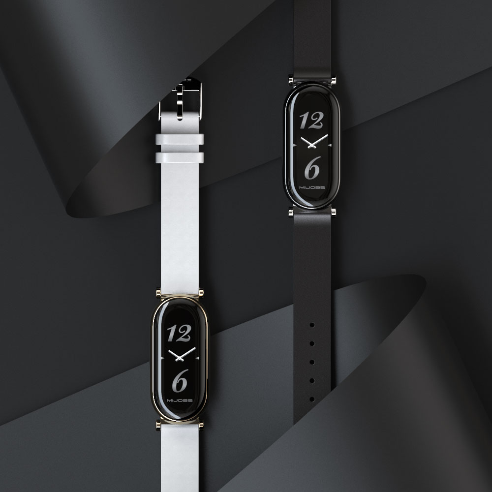 MI Band 10 11 9 8 7 6 用レザーストラッ - Health Wellness Bracelet のレビューと価格