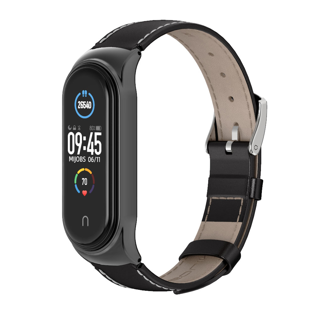 Mi バンド 10 9 8 7 6 5 ストラップ革シャオ  - Health Wellness Bracelet のレビューと価格