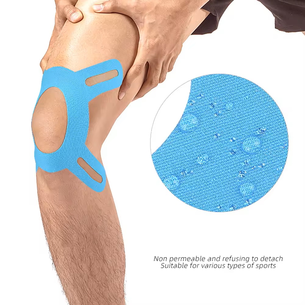 膝用プレカットキネシオロジーテープ5枚、スポーツ用防水アスレ - Sports Taping Precut のレビューと価格