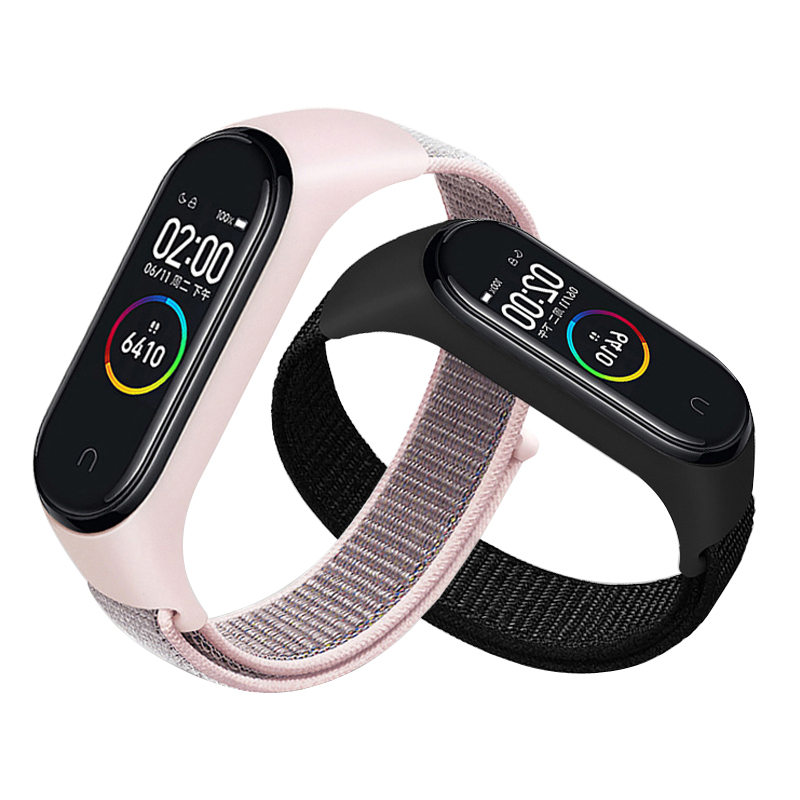 Mi Band 8 9 10用ナイロンブレスレット、スポーツ - Health Wellness Bracelet のレビューと価格