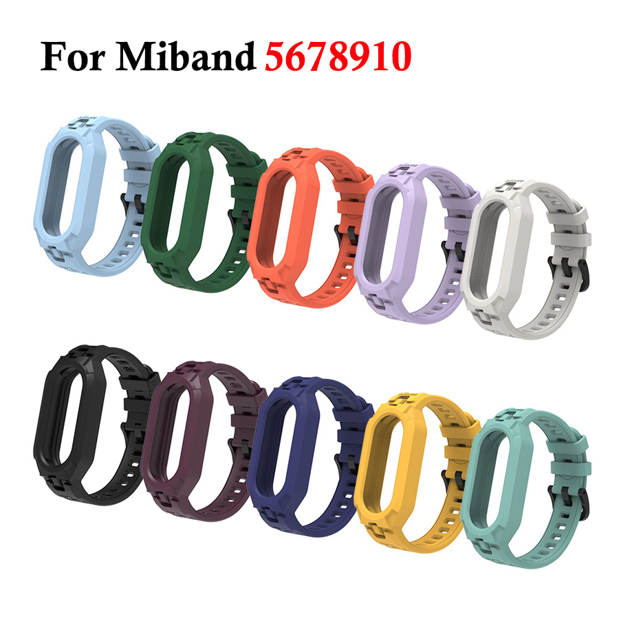 Xiaomi Mi Band 10 9 8用シリコンストラッ - Health Wellness Bracelet のレビューと価格