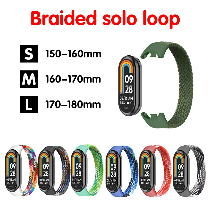 ストラップ mi バンド 7 8 6 5 ナイロン編組ソロル - Health Wellness Bracelet のレビューと価格